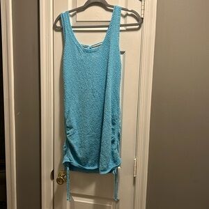 Blue beach cover up 🏖️